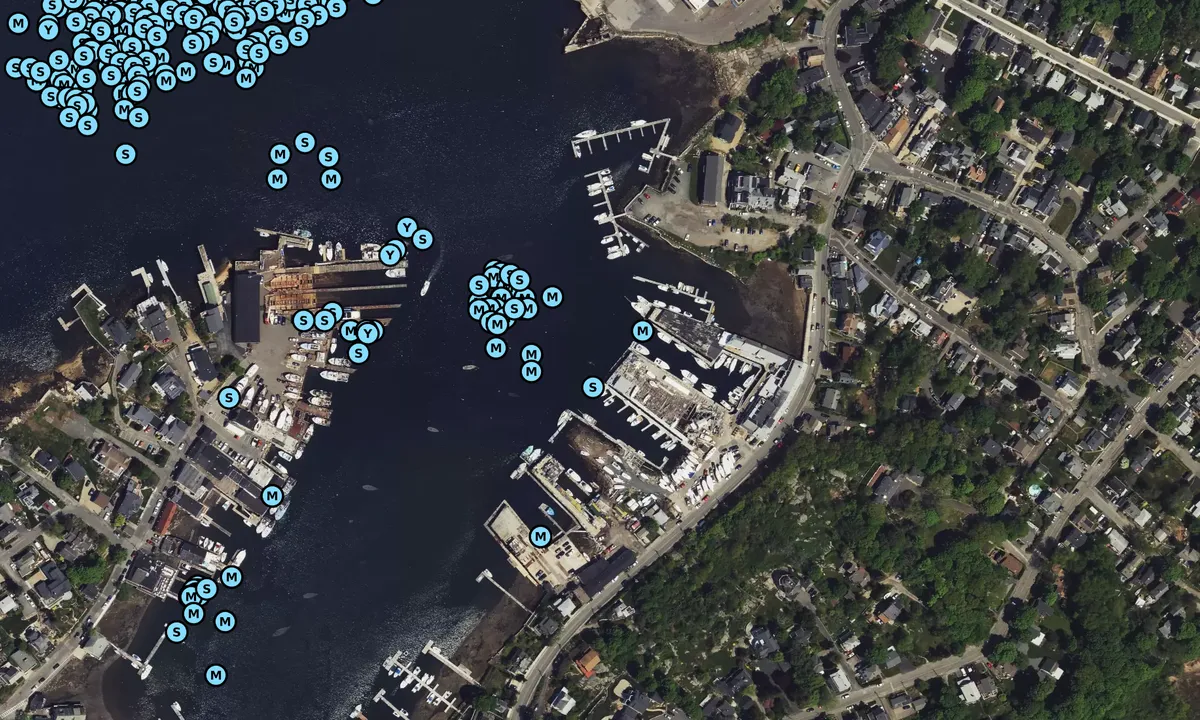 Satelite image of North Shore Sport Dock