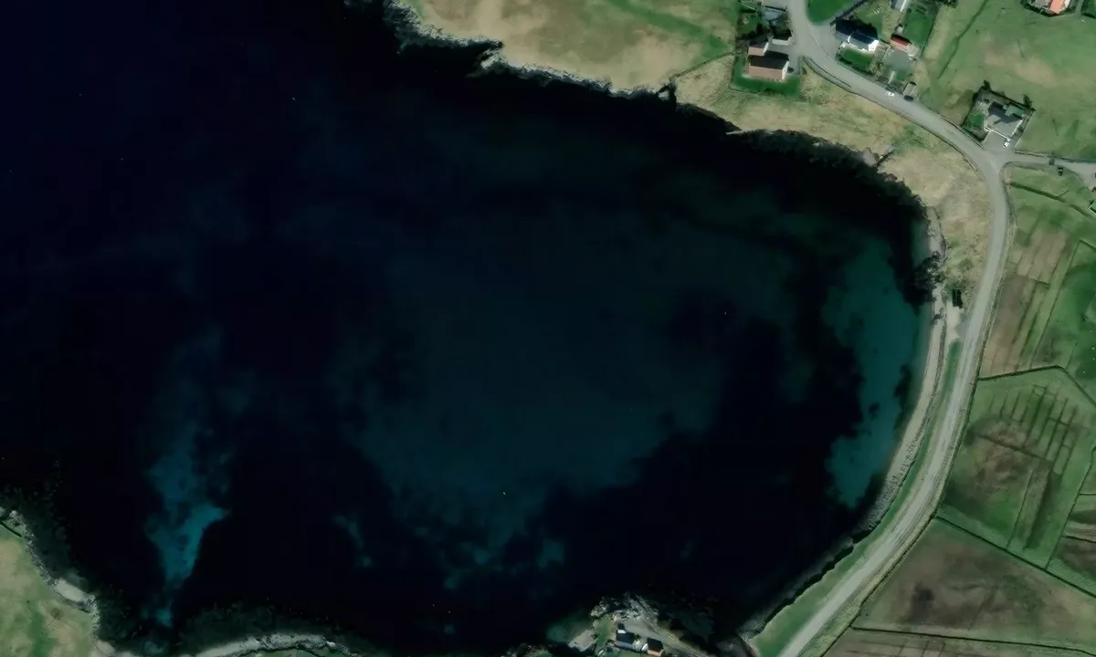 Satelite image of North Voe