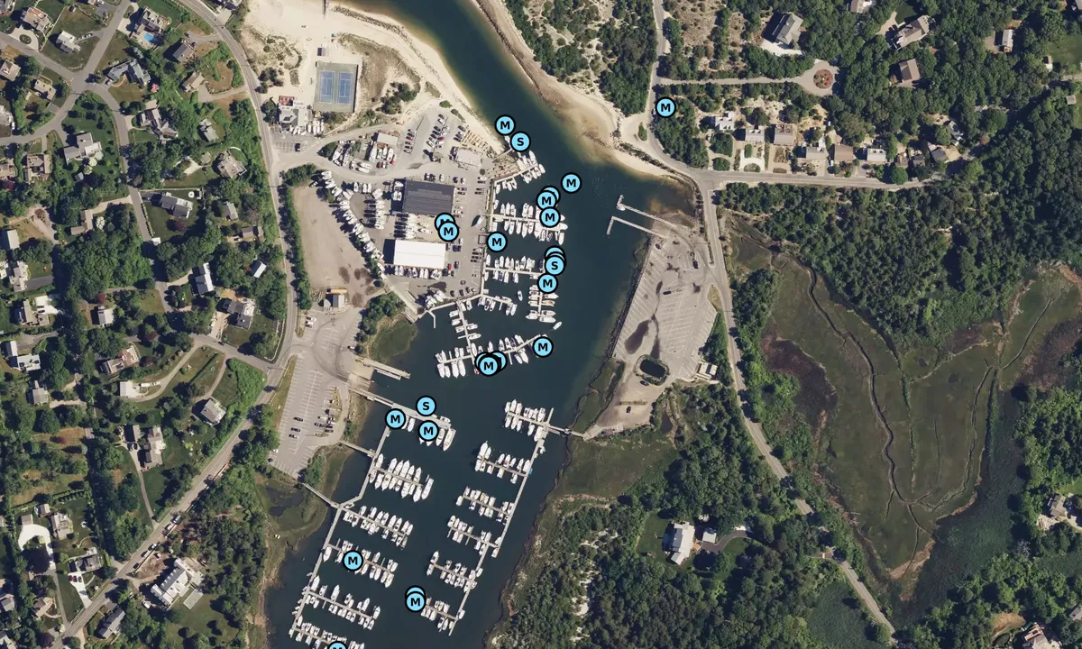 Satelite image of Northside Marina