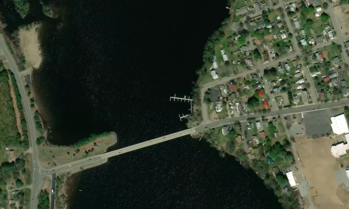 Satelite image of Northville, New York