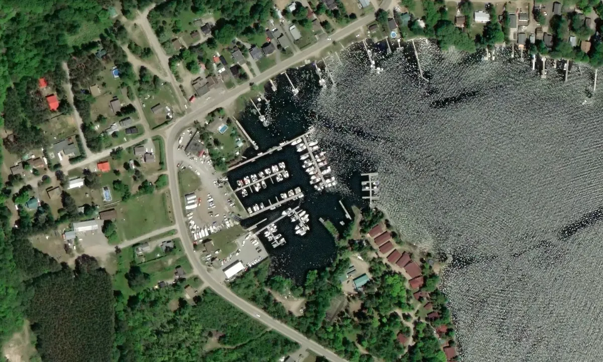 Satelite image of Northwest Basin Marina
