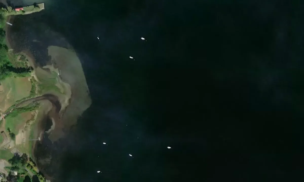 Satelite image of Northwest Bay