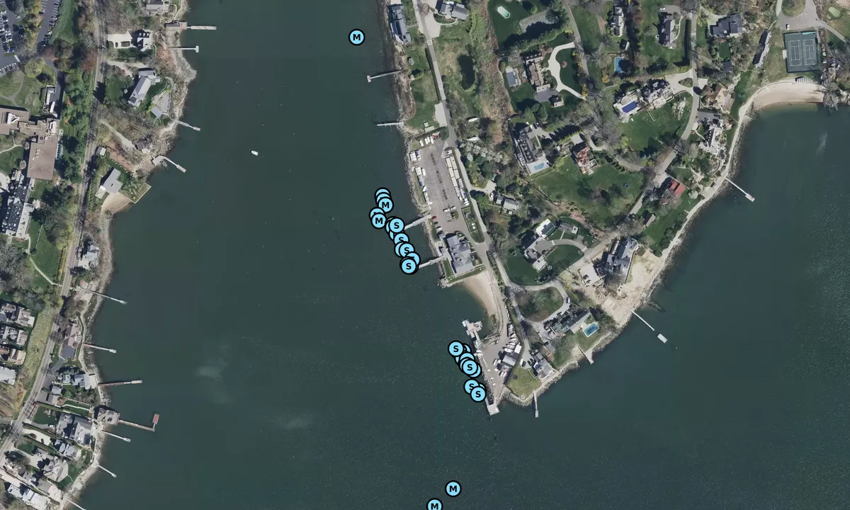 Satelite image of Norwalk Yacht Club - Fairfield