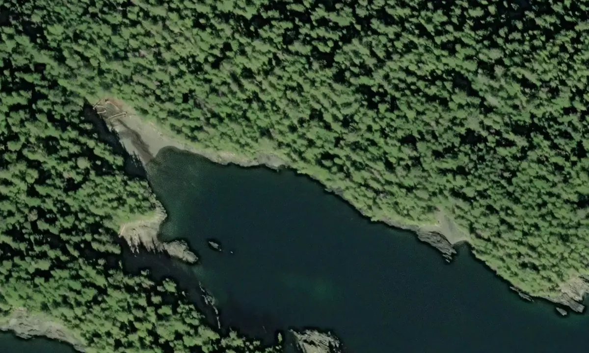 Satelite image of Nowiskay Cove West