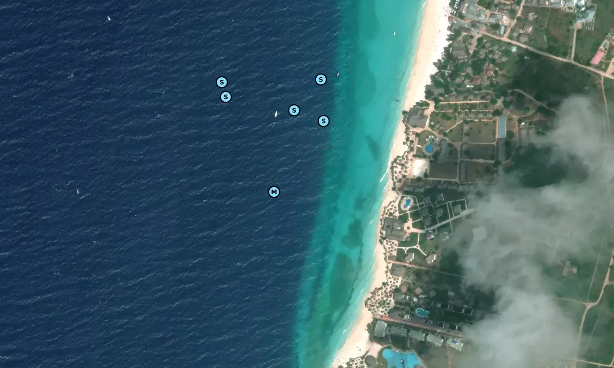 Satelite image of Nungwi