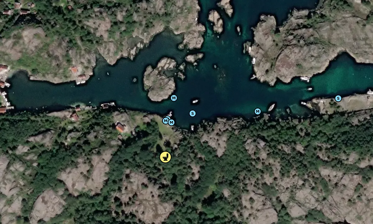 Satelite image of Ny-Hellesund - Kilen