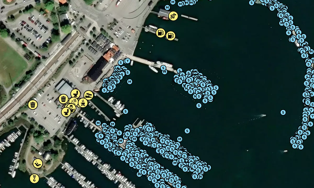 Satelite image of Nynäshamns Gästhamn
