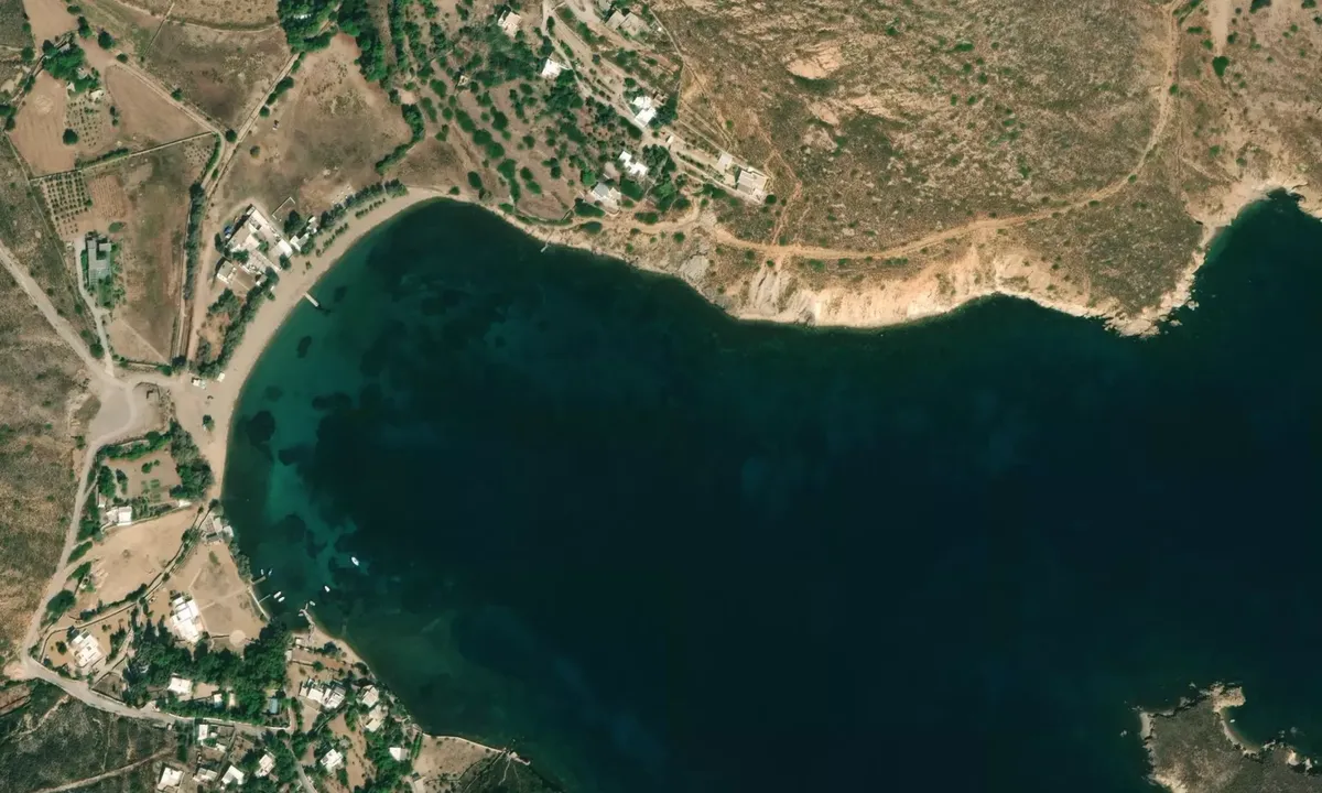 Flyfoto av O. Agriolivadiou Patmos