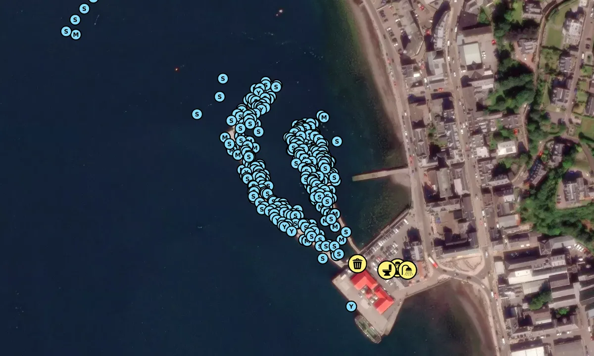 Satelite image of Oban Transit Marina