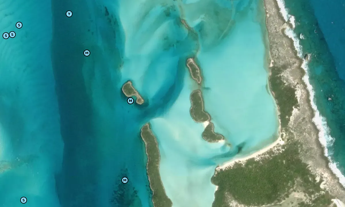 Satelite image of O'Brians Cay