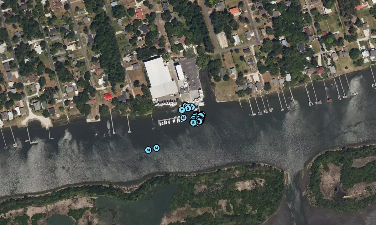 Satelite image of Ocean Isle Marina and Yacht Club