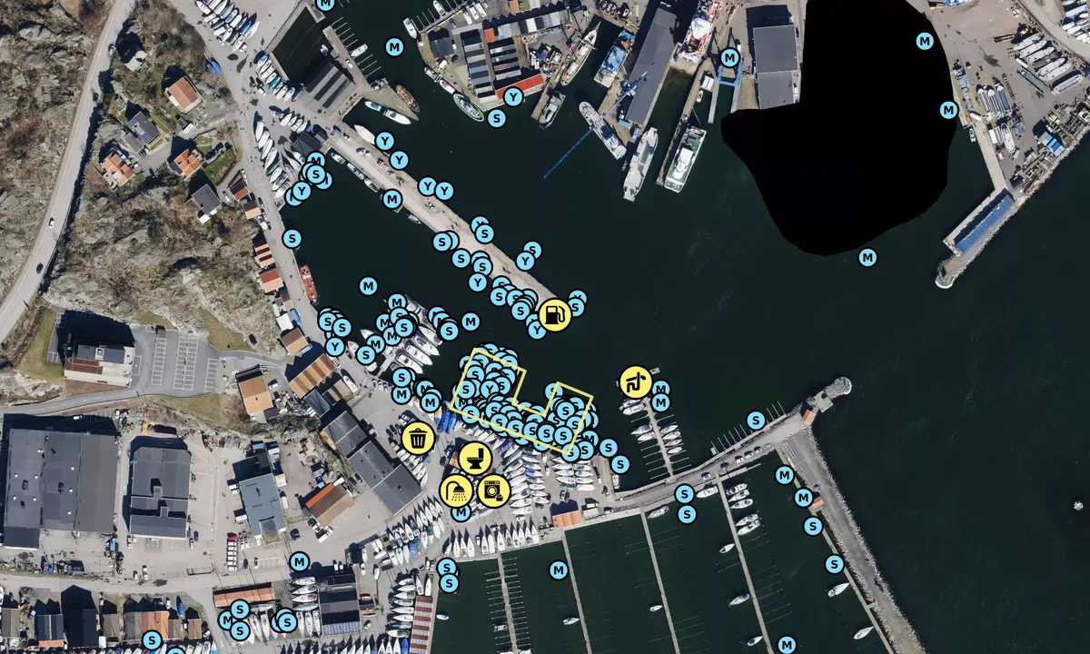 Satelite image of Öckeröhamn