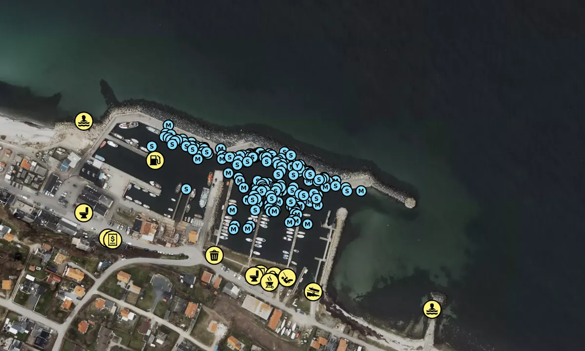 Satelite image of Odden Havn