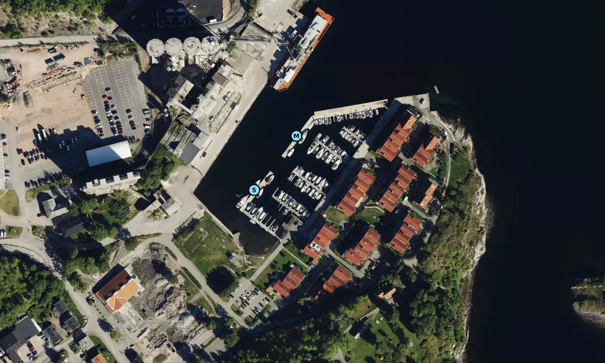 Satelite image of Odden Marina - Slemmestad
