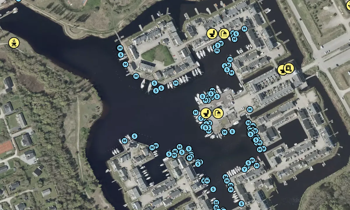 Satelite image of Øer Havn
