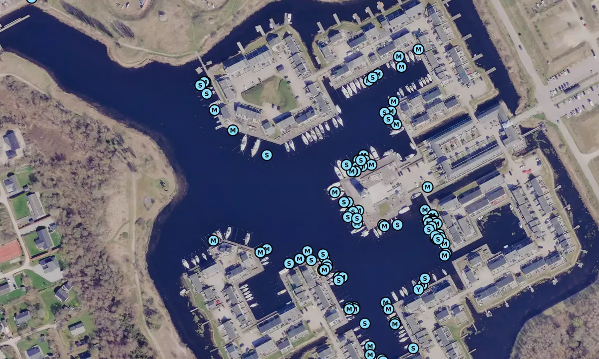 Satelite image of Øer Havn