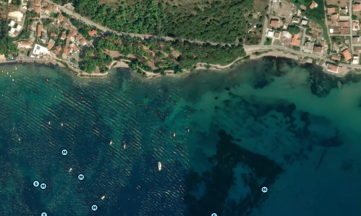 Satelite image of Ogliastro Marina