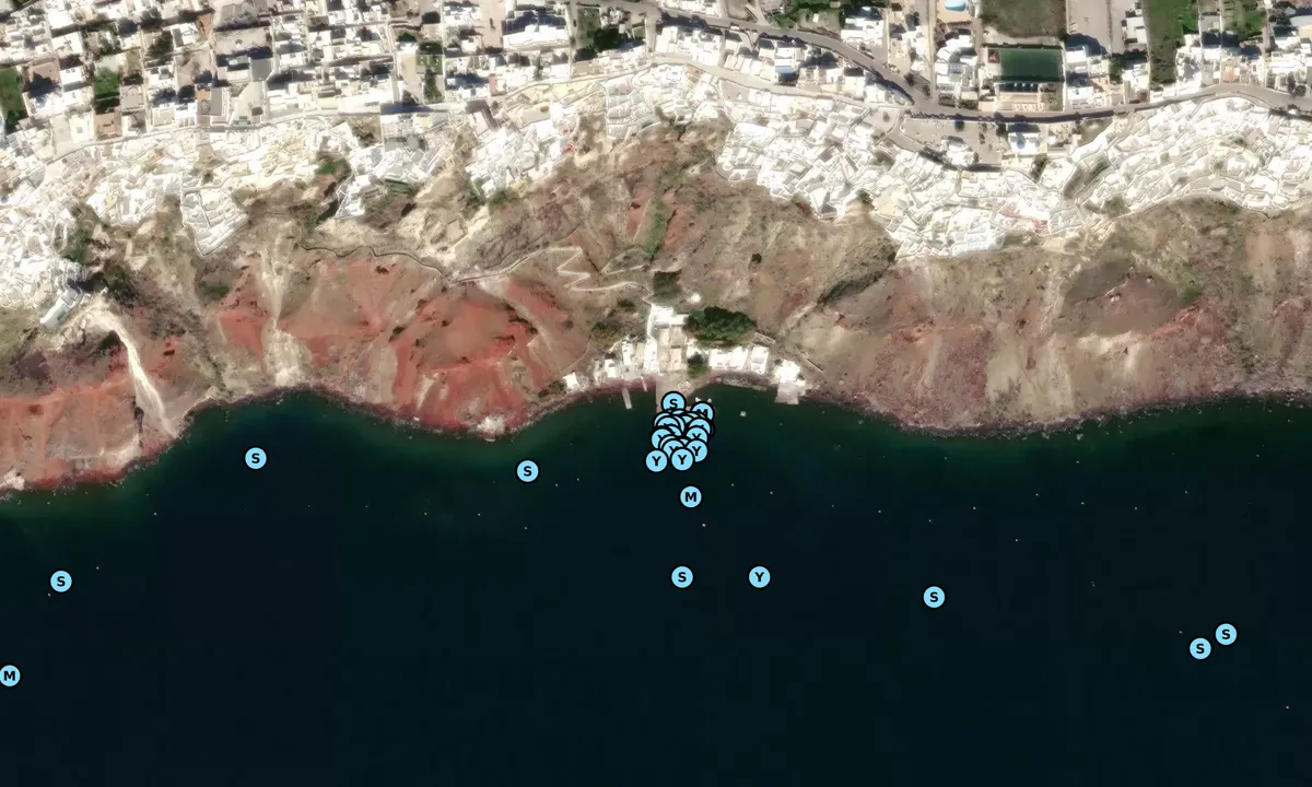 Satelite image of Oia 1