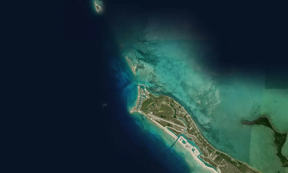 Flyfoto av Old Bahama Bay