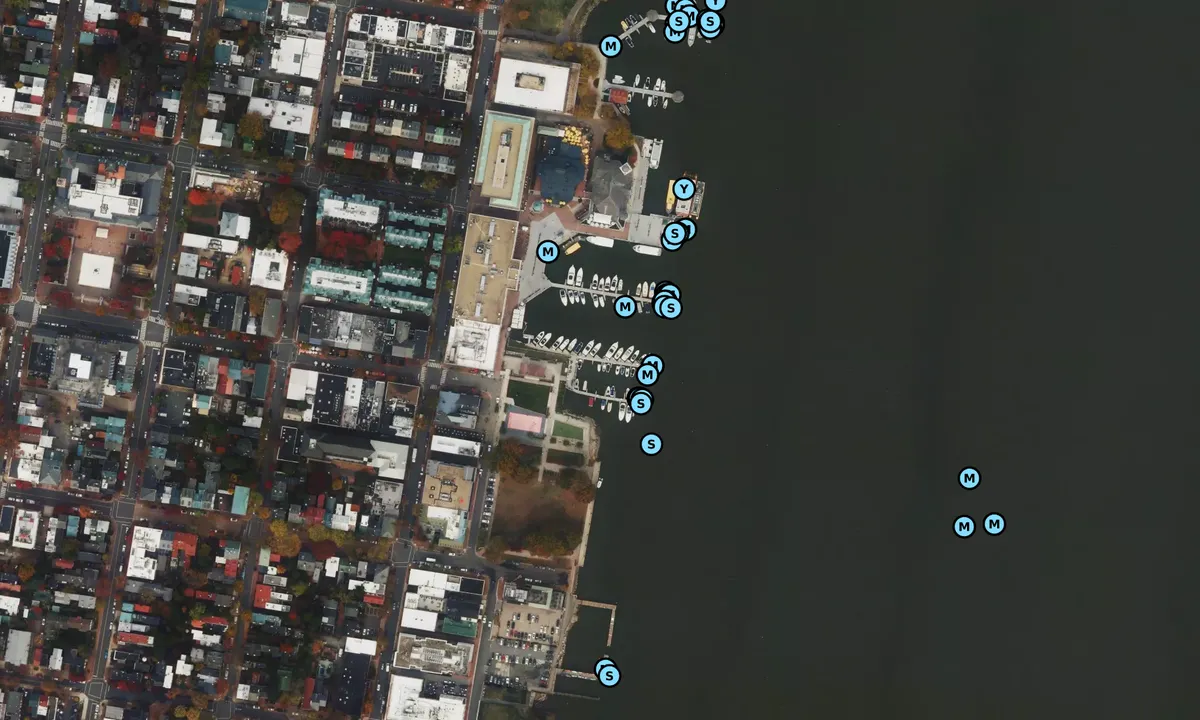 Satelite image of Old Dominion Boat Club