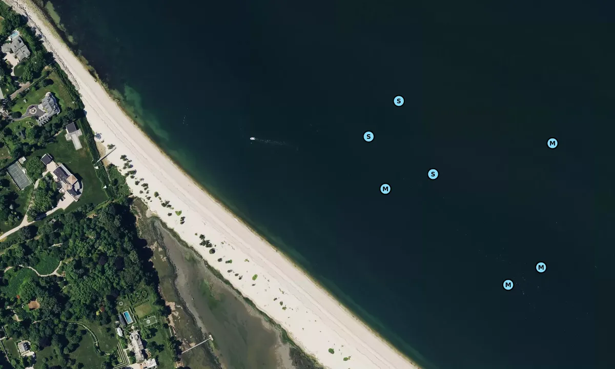 Satelite image of Old Field Point
