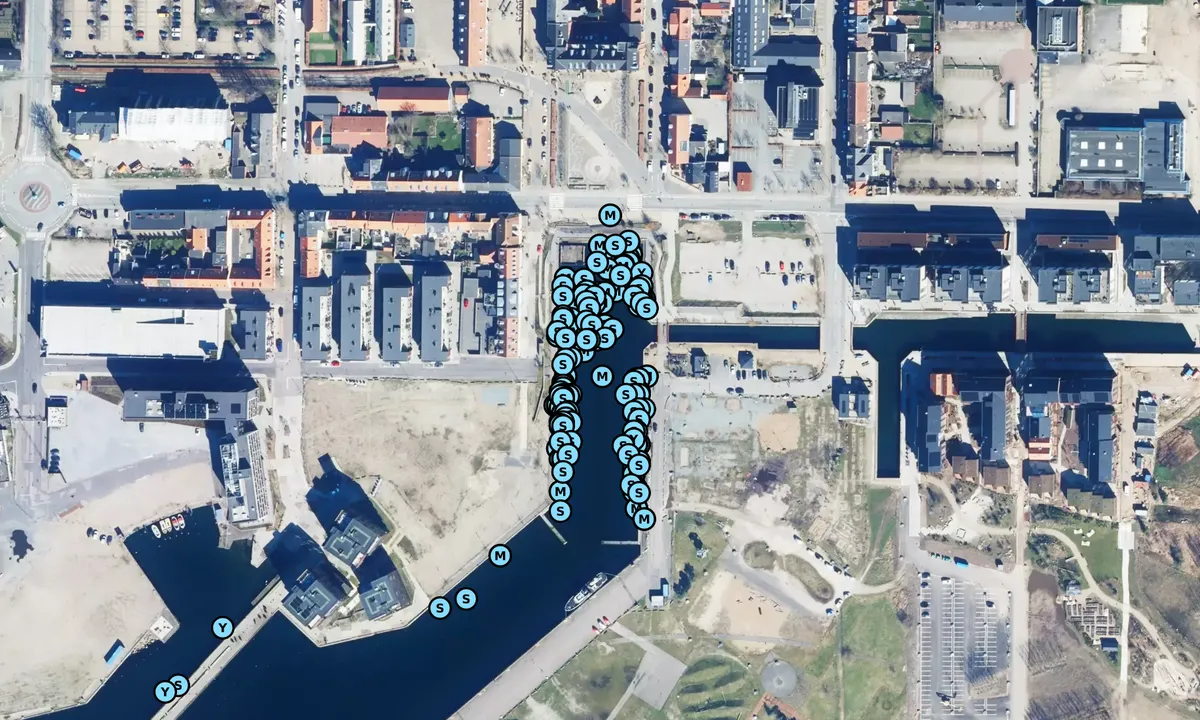 Flyfoto av Old Harbour, Fredericia