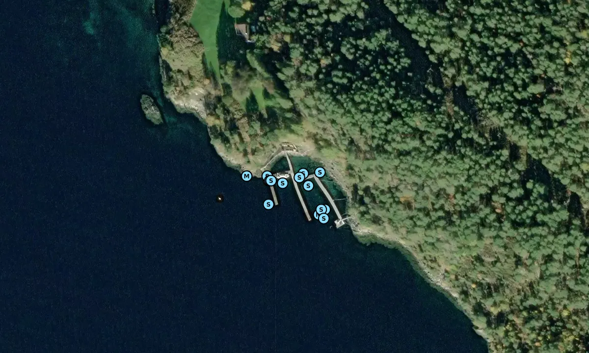 Satelite image of Oldenborg Kristiansund Seilforening