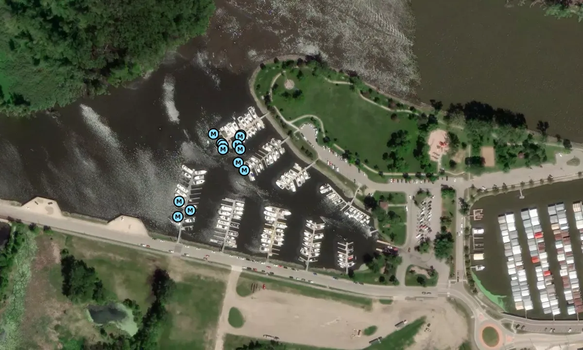 Satelite image of Ole Miss Marina - Baypoint