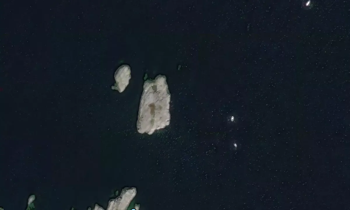 Satelite image of Olskär