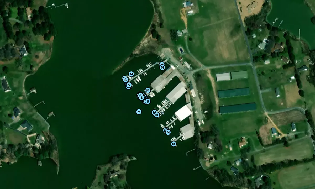 Satelite image of Olverson's Lodge Creek Marina, Inc.