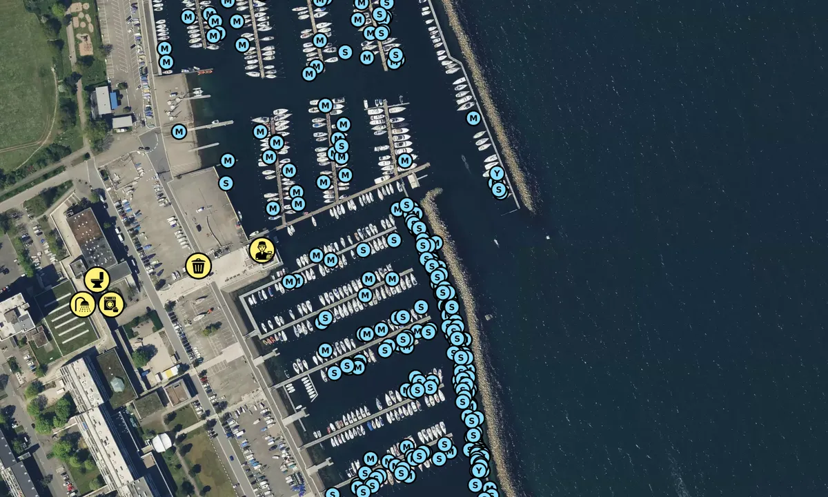Satelite image of Olympiahafen Schilksee - Kiel