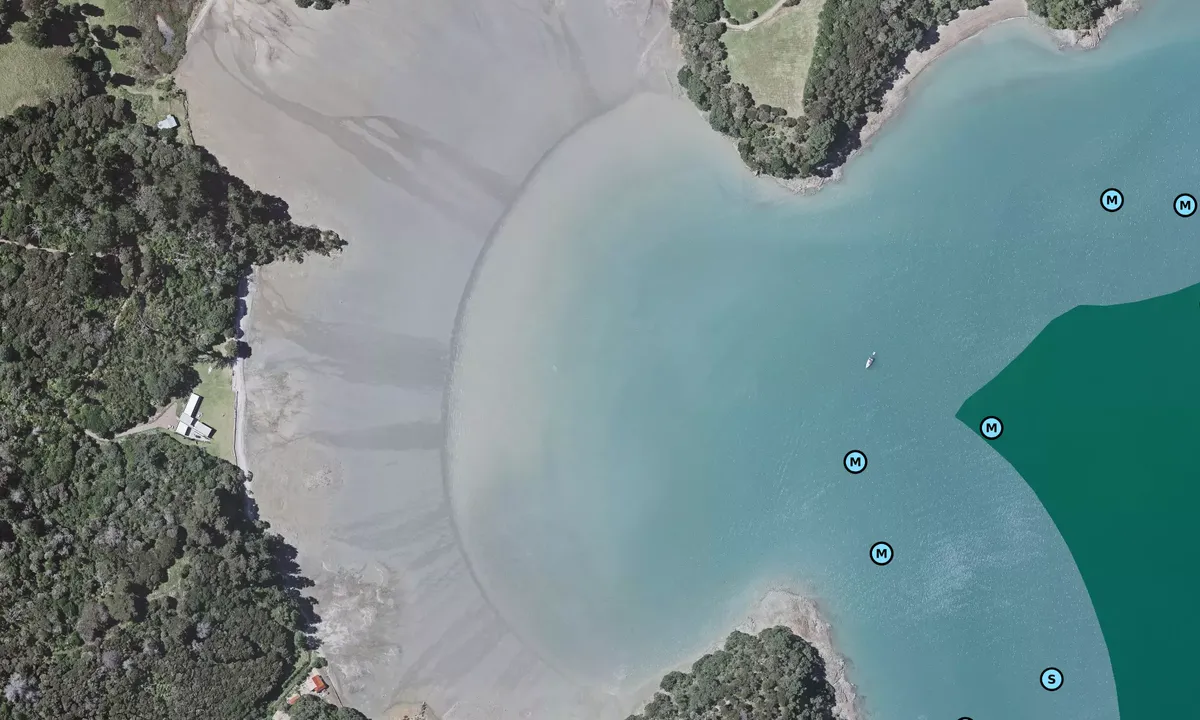Satelite image of Omaru Bay