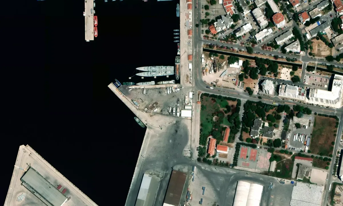 Satelite image of OMC Marina Bar dry marina