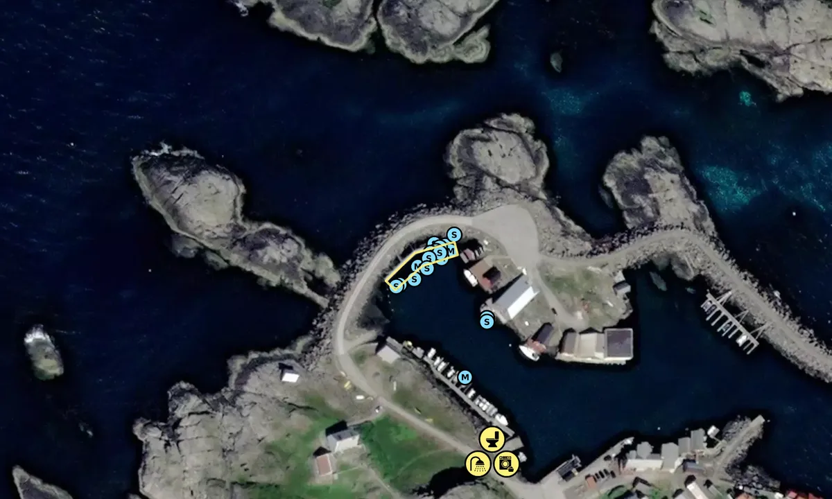 Satelite image of Ona Gjestebrygge