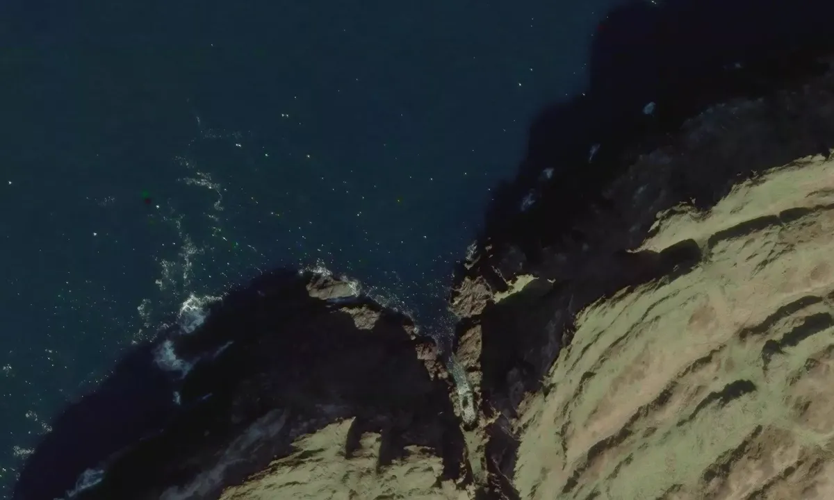 Satelite image of One of the Slate islands