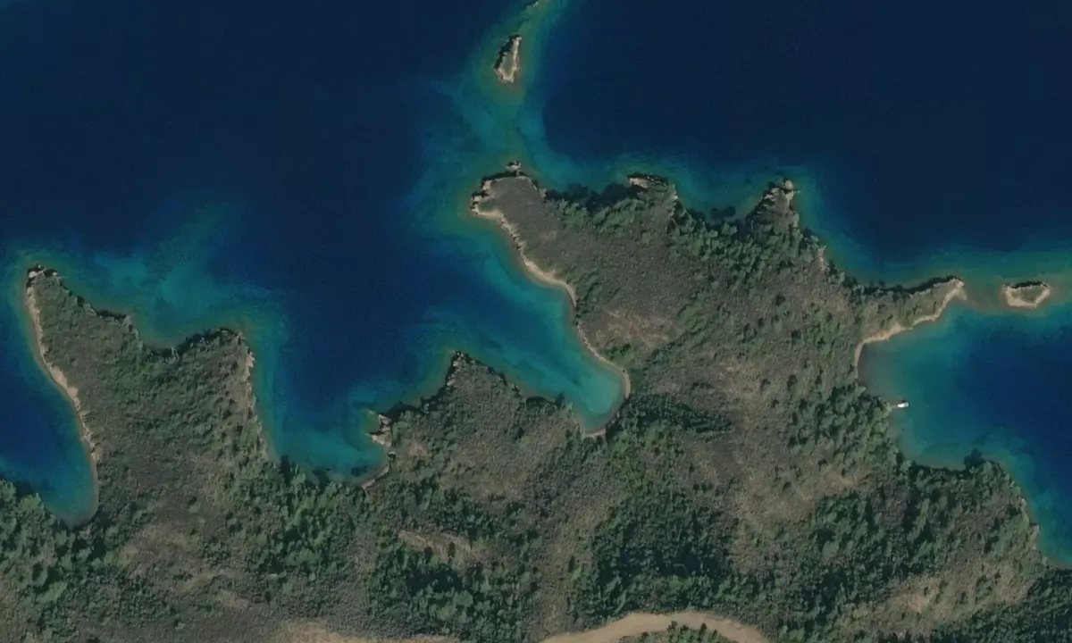 Satelite image of One of Tuzla Coves