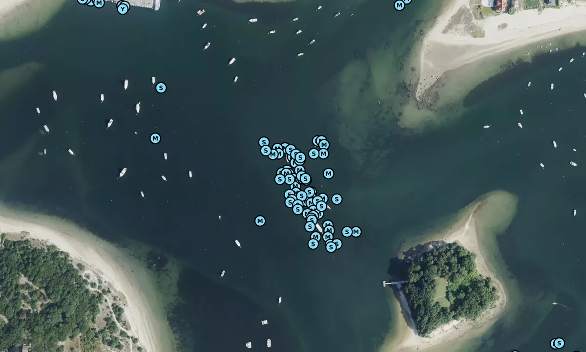 Satelite image of Onset Town Moorings