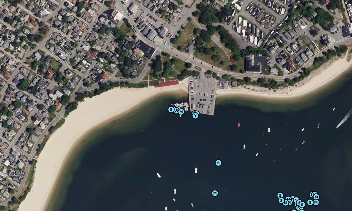 Satelite image of Onset Town Pier