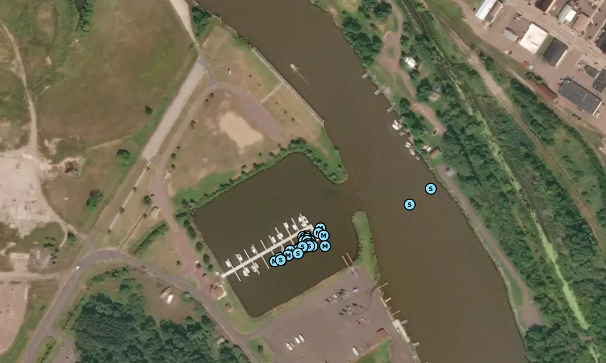 Satelite image of Ontonagon Marina - Michigan