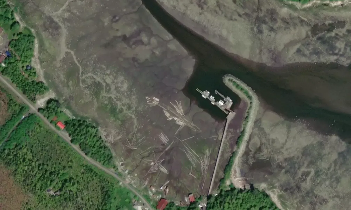 Satelite image of Oona River