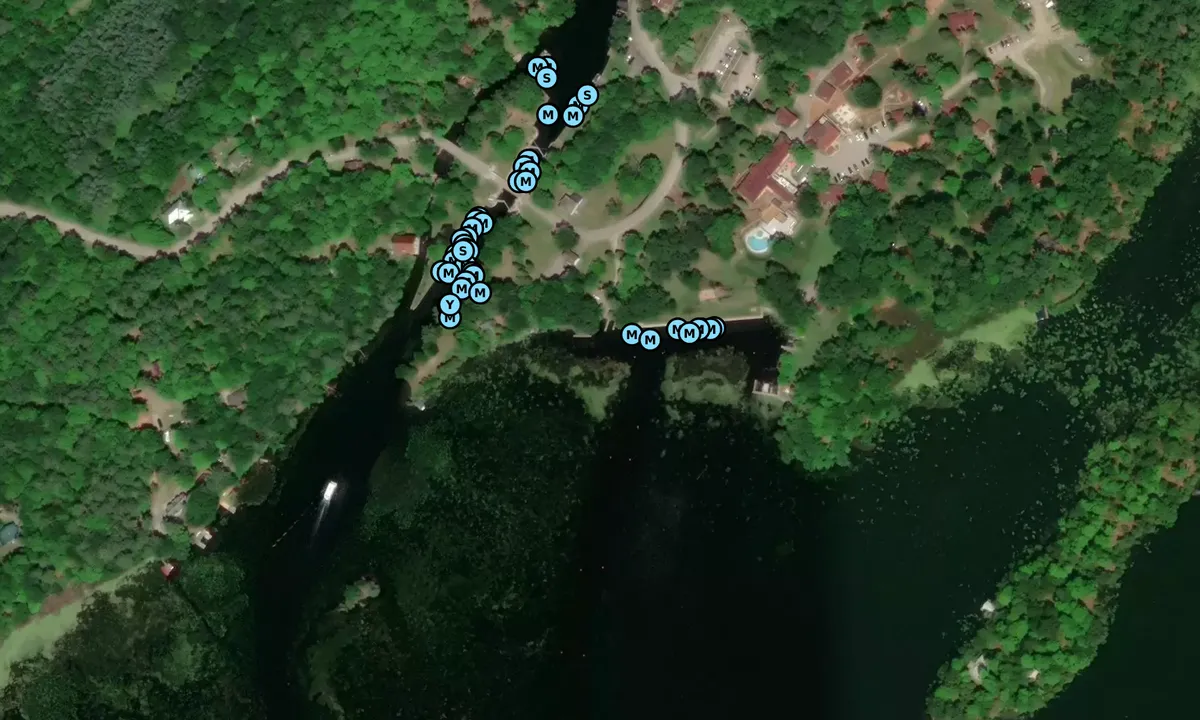 Satelite image of Opinicon