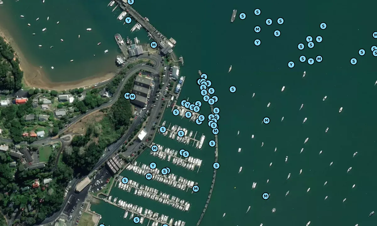 Satelite image of Opua Marina - Northland