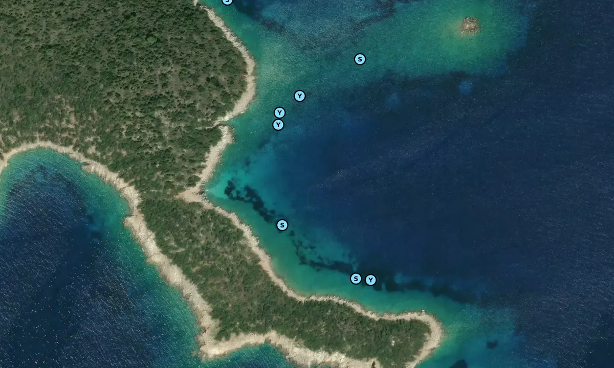 Satelite image of Orak Island South