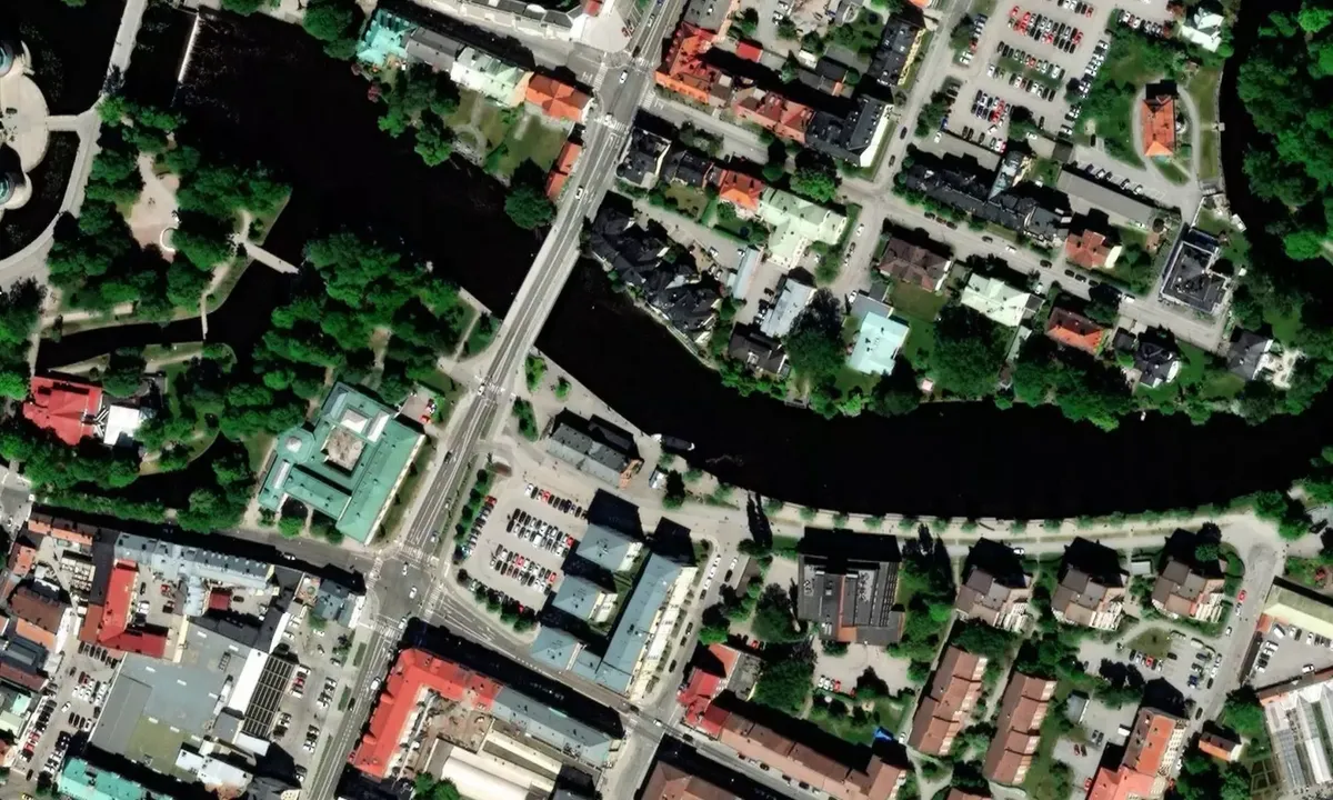 Satelite image of Örebro
