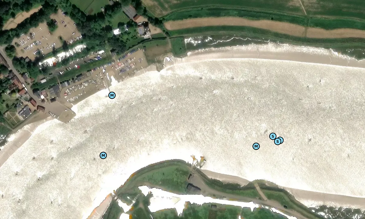 Satelite image of Orford Quay