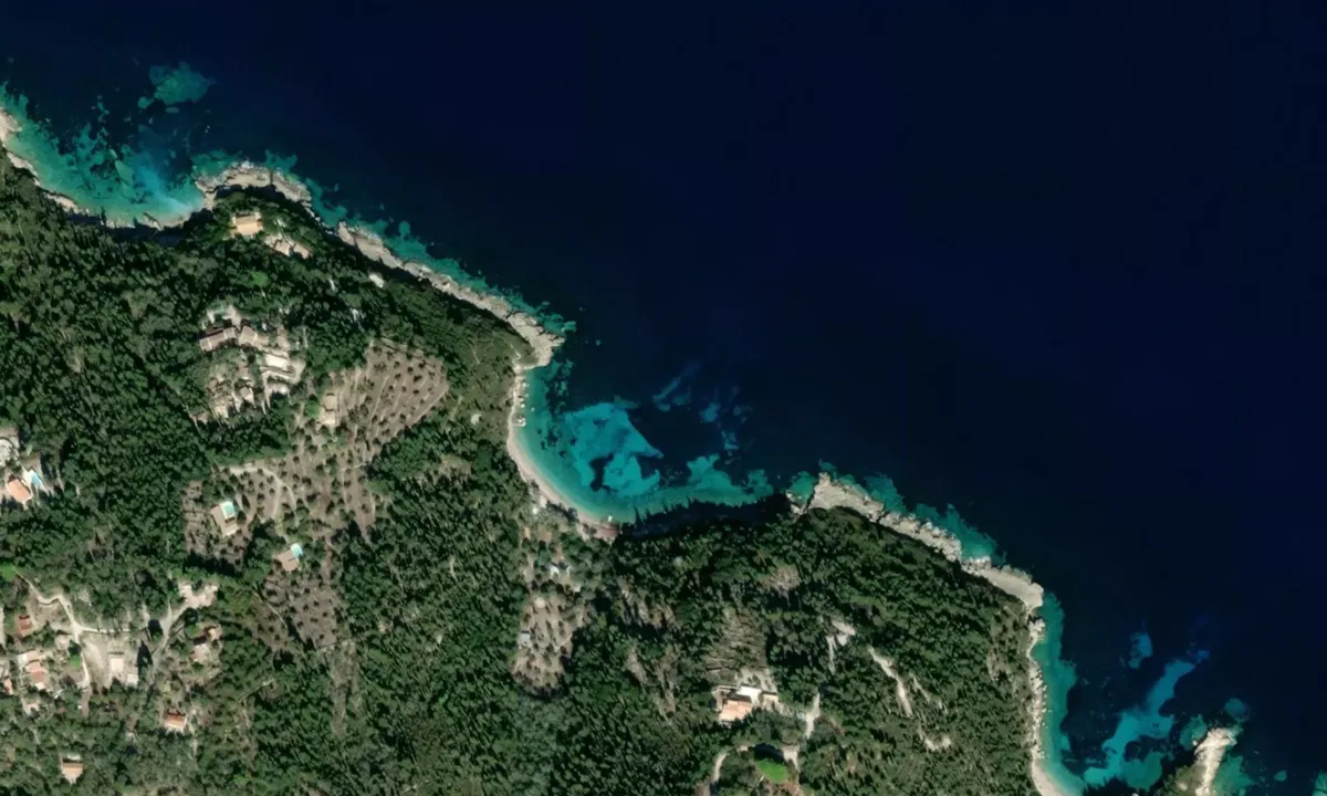 Flyfoto av Orkos Beach
