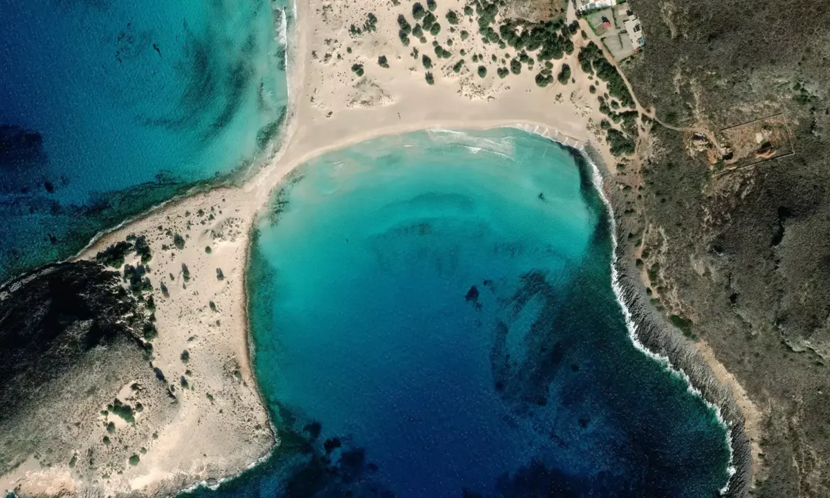 Flyfoto av Ormos Frangos
