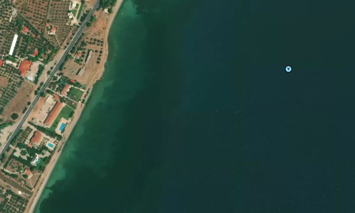 Satelite image of Ormos Galaxidiou