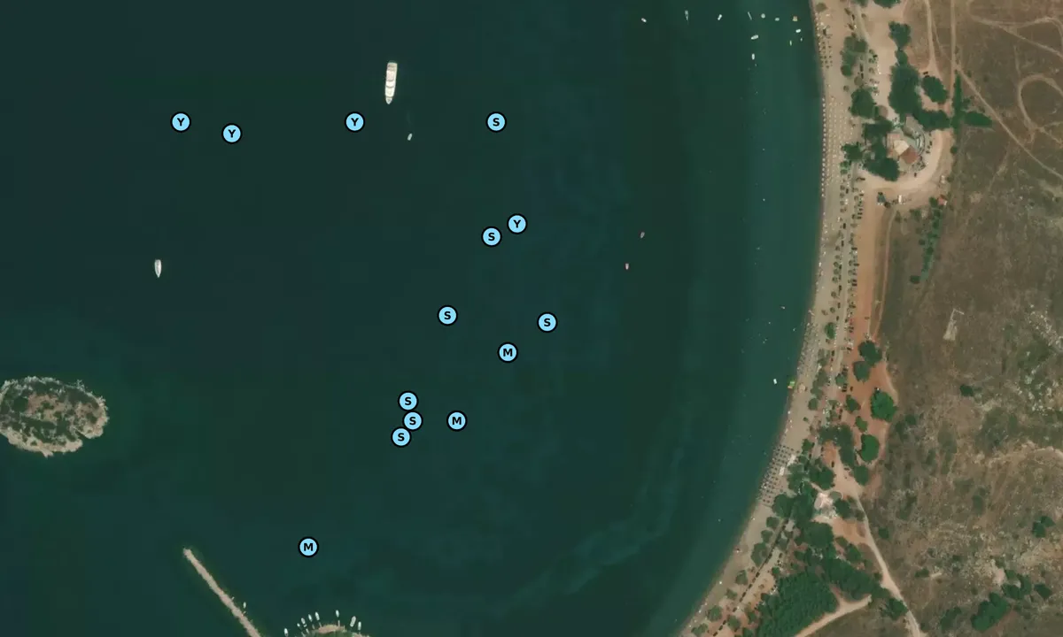 Satelite image of Ormos Karathoas