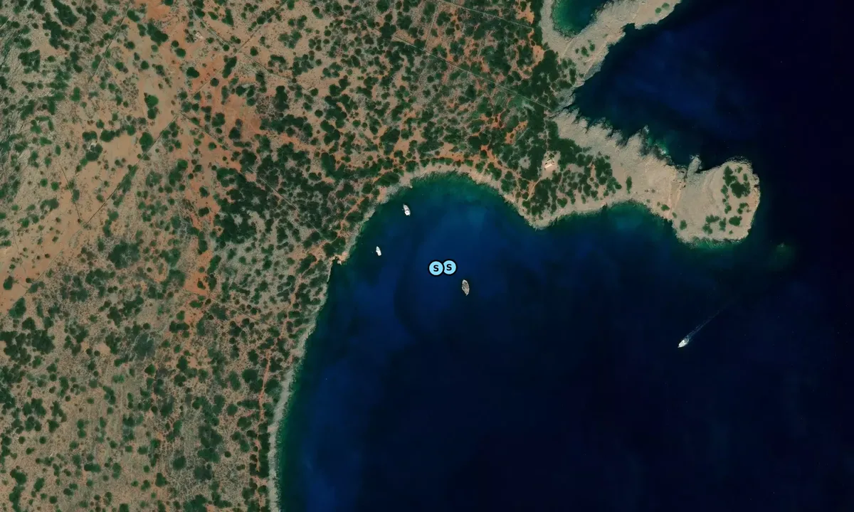 Satelite image of Ormos Kolokitha